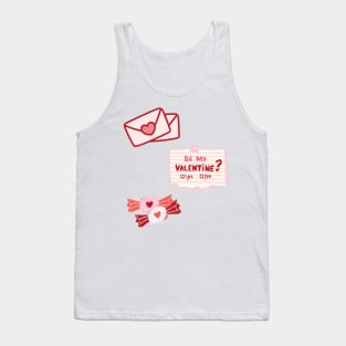 Valentine's Day 2023 Pack of 3 Be Mine - Pink Tank Top